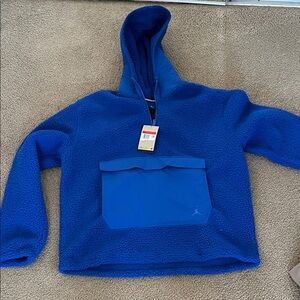 Jordan Mens Flight High-Pile Fleece pullover Hoodie Large